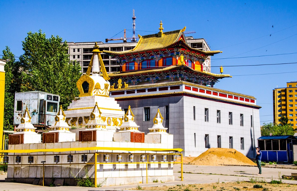 Gandan Monastery (Gandantegchinlen), Ulaanbaatar, Mongolia